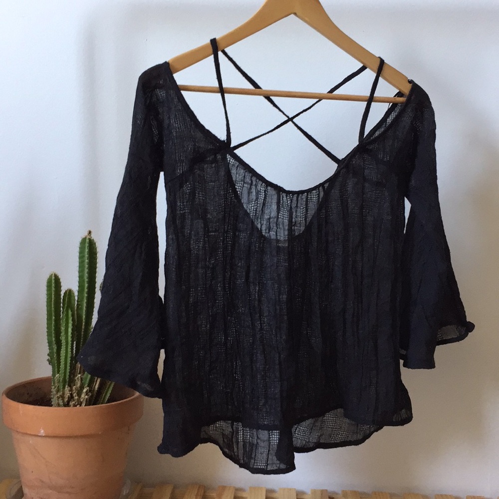 Black long sleeve shirt